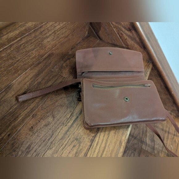 Derek Alexander Leather Classic Half Flap Organizer Purse Wallet - Picture 4 of 9